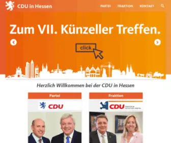 CDuhessen.de(CDU Hessen) Screenshot