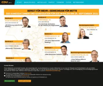 CDumitte.de(CDU Kreisverband Berlin Mitte) Screenshot