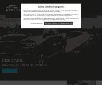 CDvcars.be(Uw specialist in American Pick) Screenshot