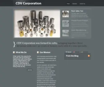 CDvcorp.com(CDV Corp) Screenshot