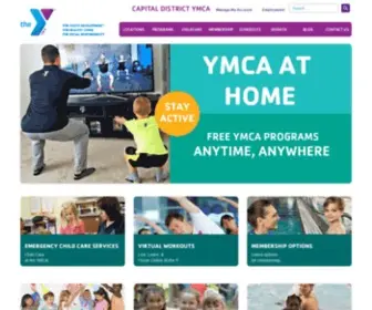 CDYmca.org(The Capital District YMCA) Screenshot