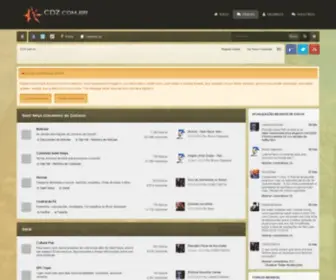 CDZ.com.br(Maior comunidade sobre Cavaleiros do Zodiaco (Saint Seiya)) Screenshot