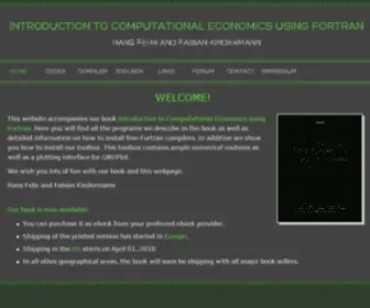 CE-Fortran.com(Introduction to Computational Economics Using Fortran) Screenshot