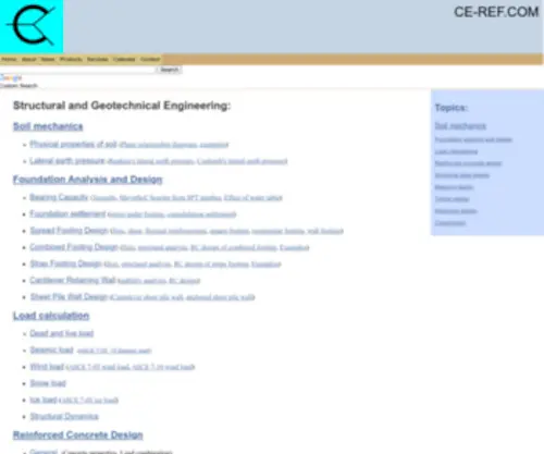 CE-Ref.com(CE Ref) Screenshot