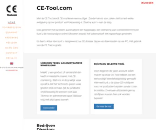 CE-Tool.com(CE Markeren Online) Screenshot