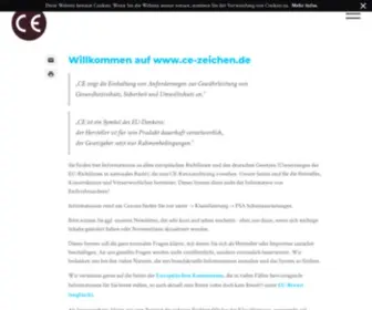 CE-Zeichen.de(Informationen zur CE) Screenshot