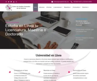 Ceaamer.edu.mx(Maestrías) Screenshot