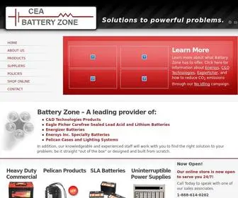 Ceabattery.com(CEA Battery Zone) Screenshot