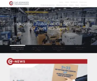 Ceadvancedtech.com(Industrial Automation Solutions) Screenshot