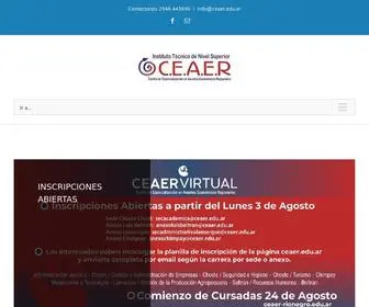 Ceaer.edu.ar(CEAER) Screenshot