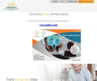 Ceafax.org(Corporación para la Educación Audiovisual Francisco Xavier) Screenshot