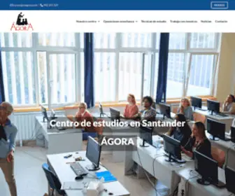 Ceagora.com(✅ Centro de estudios y oposiciones en Santander Ágora) Screenshot