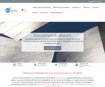 Ceal-Aluquebec.com(CeAl) Screenshot