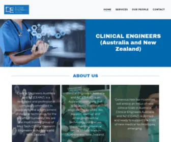 Ceanz1.com(Clinical Engineers Australia) Screenshot