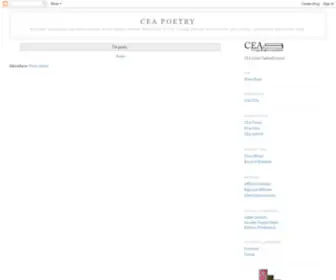 Ceapoetry.com(CEA Poetry) Screenshot