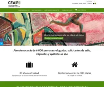 Cear-Euskadi.org(CEAR-Euskadi, Comisión de Ayuda al Refugiado en Euskadi) Screenshot