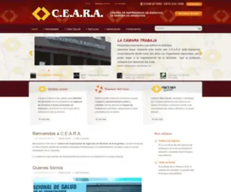 Cearaweb.org.ar(Obra social y otros servicios para Remiseros en Argentina) Screenshot