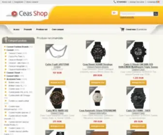 Ceas-Shop.ro(Ceasuri, bratari, curele si accesorii) Screenshot