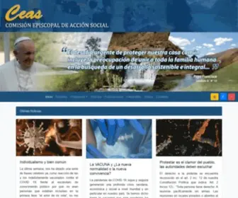 Ceas.org.pe(Comision Episcopal de Accion Social) Screenshot