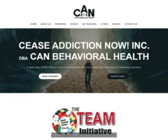 Ceaseaddictionnow.org(Cease Addiction Now Inc) Screenshot