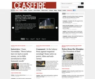 Ceasefiremagazine.co.uk(Ceasefire) Screenshot
