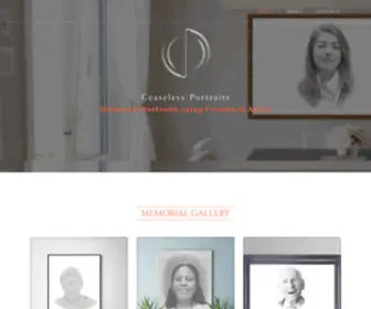 Ceaselessportraits.co.uk(Memorial Portrait UK) Screenshot