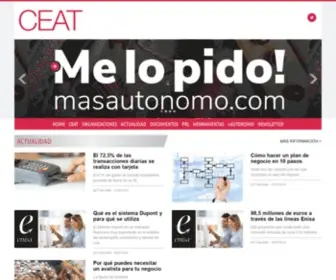 Ceat.org.es(CONFEDERACIÓN ESPAÑOLA DE AUTÓNOMOS) Screenshot