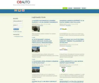 Ceauto.hu(Legfrissebb hírek) Screenshot