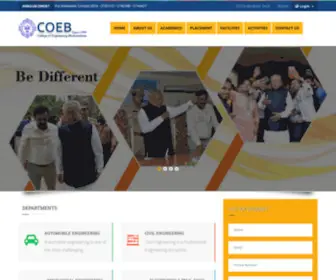 Ceb.ac.in(College of Engineering Bhubaneswar (COEB)) Screenshot