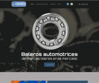 Cebamesa.com.mx(Baleros automotrices en Mérida) Screenshot