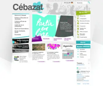 Cebazat.fr(8 bis cours des Perches 63118 CÉBAZAT Tél) Screenshot