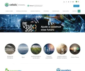 Cebds.org(Conselho Empresarial Brasileiro para o Desenvolvimento Sustent) Screenshot