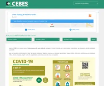 Cebes.com.br(Central de Estabelecimentos de Saúde do Brasil) Screenshot