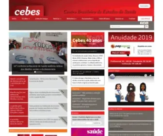 Cebes.org.br(Centro Brasileiro de Estudos de Saúde) Screenshot