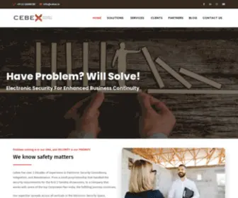 Cebex.in(Security Consultancy Services And Solutions) Screenshot
