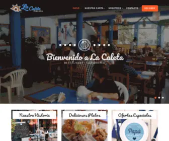 Cebicherialacaleta.com.pe(Restaurant Cebichería 'La Caleta') Screenshot