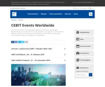 Cebit.de(CEBIT Events Worldwide) Screenshot
