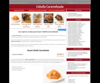 Cebollacaramelizada.net(Cebolla Caramelizada Casera) Screenshot