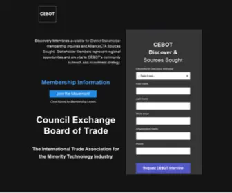 Cebot.us(Council Exchange Board of Trade) Screenshot