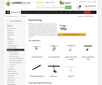 Cebp.nl(Railverlichting &amp; Spanningsrail verlichting kopen) Screenshot