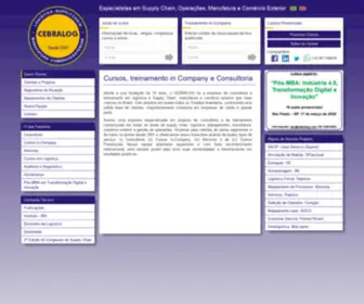 Cebralog.com(Cursos, treinamento in Company e Consultoria) Screenshot