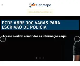 Cebraspe.org.br(O melhor em avaliações e seleções de pessoas) Screenshot