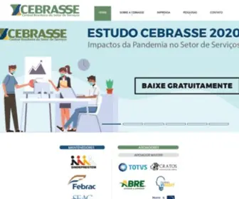 Cebrasse.org.br(Central Brasileira do Setor de Serviços) Screenshot