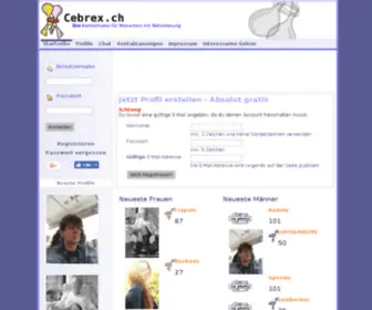 Cebrex.ch(Behinderung) Screenshot