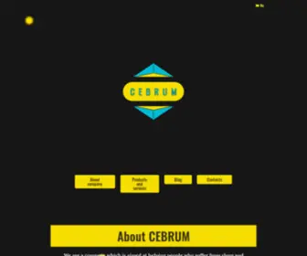 Cebrum.tech(Innovation technology company) Screenshot