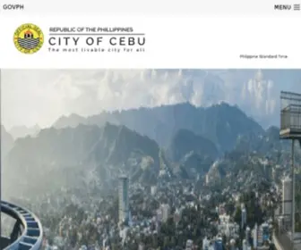 Cebucity.gov.ph(City Of Cebu) Screenshot