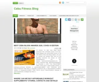 Cebufitnessblog.com(Cebu Fitness Blog) Screenshot