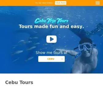 Cebutriptours.com(Cebu Trip Tours) Screenshot