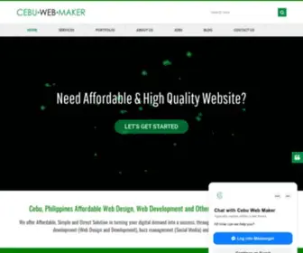 Cebuwebmaker.com(Cebu Web Maker) Screenshot