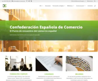 Cec-Comercio.org(Confederación) Screenshot